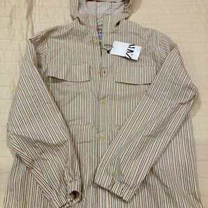 NWT ZARA Men’s long sleeve shirt Hoody